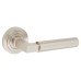 Burlington BUR30 Satin Nickel Door Handles on Round Stepped Rose - Westminster Range Burlington BUR30 Satin Nickel Door Handles on Round Stepped Rose - Westminster Range