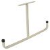 Rothley Heavy Duty Tubular Garage and Shed Ceiling Mount Storage T-Hook - 555mm Depth - Cream/Black