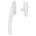 Exel Diecast Painted Wedge Casement Window Fastener - Reversible - White