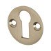 Hampstead Victorian Escutcheon - 32mm Diameter - Keyhole - Satin Nickel