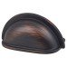 Exel Cabinet Cup Handle - 76mm Centres - Brushed Oil Rubbed Bronze Exel Cabinet Cup Handle - 76mm Centres - Brushed Oil Rubbed Bronze