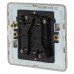 Knightsbridge 10AX 2 Gang Screwless Flat Plate Light Switch - Smoked Bronze 