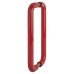 Hoppe AR602/600 Nylon D-Bar Door Pull Handle - Back to Back - 600mm c/c - Rouge Red