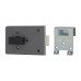 Fire Brigade FB4 Rim Slam Lock - 110mm Case - 45mm Backset - Left Hand - Open In - Silver Fire Brigade FB4 Rim Slam Lock - 110mm Case - 45mm Backset - Left Hand - Open In - Silver