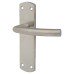 Exel Satin Stainless Steel Arched Latch Door Handle - 172 x 44mm