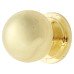 Exel Ball Cabinet Knob - 30mm Diameter - Polished Brass