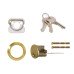 ERA 5 Pin Replacement Rim Cylinder - Polished Brass - Keyed Alike ERA 5 Pin Replacement Rim Cylinder - Polished Brass - Keyed Alike