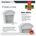 Burg Wachter Classic Postbox - 363 x 370 x 134mm - White
