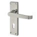 Exel Polished Chrome Budget Straight Keyhole Lock Door Handle - Mia Range - 153 x 42mm Exel Polished Chrome Budget Straight Keyhole Lock Door Handle - Mia Range - 153 x 42mm