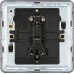Knightsbridge 10AX 1 Gang 2 Way Screwless Flat Plate Light Switch - Matt Black