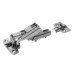 FVG Clip-On Cabinet Hinge - 165° - Half Overlay - Zinc Plated - Pack of 100 Pairs FVG Clip-On Cabinet Hinge - 165° - Half Overlay - Zinc Plated - Pack of 100 Pairs