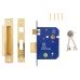 5 Lever Sashlock - 78mm Case - 57mm Backset - Electro Brass 5 Lever Sashlock - 78mm Case - 57mm Backset - Electro Brass