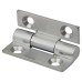 Solid Drawn Butt Cabinet Hinge - 25 x 19 x 1.45mm - Satin Chrome - Pair Solid Drawn Butt Cabinet Hinge - 25 x 19 x 1.45mm - Satin Chrome - Pair