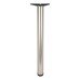 Rothley Adjustable Worktop Support Breakfast Bar Table Leg - 60 x 710mm - Brushed Nickel - Pack of 4
