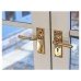 From The Anvil Aged Brass Latch Door Handle - Newbury Range - 152 x 50mm From The Anvil Aged Brass Latch Door Handle - Newbury Range - 152 x 50mm