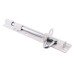 Gate Padlock Bolt - Straight - 223mm Length - White