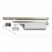 Rutland ITS.11204 Concealed Door Closer - Power Size 2-4 - Silver