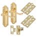 Exel Ashmead Latch Door Handle Kit - Polished Brass