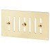 Hampstead Hit & Miss Vent - 165 x 89mm - Polished Brass