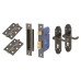 Exel Victorian Summer 5 Lever Sashlock Door Handle Kit - Black Nickel