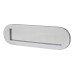 Radius Letter Plate - 254 x 77mm - Satin Chrome Radius Letter Plate - 254 x 77mm - Satin Chrome