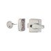 ERA Replacement Nightlatch - 40mm Backset - Polished Chrome Case/Cylinder ERA Replacement Nightlatch - 40mm Backset - Polished Chrome Case/Cylinder