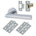 Exel Emily Latch Door Handle on Rose Kit - Polished Chrome Exel Emily Latch Door Handle on Rose Kit - Polished Chrome