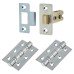 Exel Emily Latch Door Handle on Rose Kit - Polished Chrome Exel Emily Latch Door Handle on Rose Kit - Polished Chrome