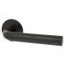 Jigtech Matt Black Door Handles on Round Slim Rose - Schema Syfte Range 