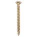 TIMCO Solo Chippy Pozi Countersunk Wood Screws - 4.5 x 50mm - Yellow Zinc - Pack of 200