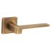 Serozzetta by Carlisle Brass Antique Brass Door Handles on Square Rose - Equi Range 