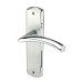 Heritage Brass by M Marcus Polished/Satin Chrome Latch Door Handle - Centaur Range - 189 x 48mm