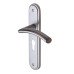 M Marcus Satin Chrome Euro Lock Door Handle - Tosca Range - 205 x 42mm