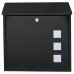 Burg Wachter Aire Postbox - 370 x 364 x 114mm - Black