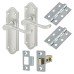 Exel Ashmead Latch Door Handle Kit - Satin Chrome