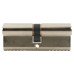 Union 6 Pin 80mm Euro Double Cylinder - 40 + 40mm - Satin Nickel - Keyed to Differ Union 6 Pin 80mm Euro Double Cylinder - 40 + 40mm - Satin Nickel - Keyed to Differ
