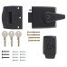 ERA BS3621:2007 Double Locking Nightlatch - 60mm Backset - Black Case/ Cylinder