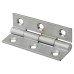 Solid Drawn Butt Cabinet Hinge - 50 x 28 x 1.45mm - Satin Chrome - Pair