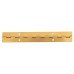 Hampstead Solid Brass Continuous Piano Hinge - 1800 x 32 x 1mm - Polished Unlacquered Brass