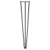 Rothley Hairpin Leg - 3 Pin - 710mm Height - Matt Black Rothley Hairpin Leg - 3 Pin - 710mm Height - Matt Black