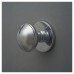 Exel Round Centre Door Knob - 80mm Rose Diameter - Polished Chrome