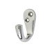 Hampstead Solid Brass Single Coat Hook - 43 x 17mm - Polished Chrome Hampstead Solid Brass Single Coat Hook - 43 x 17mm - Polished Chrome