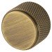 Knightsbridge Retrofit Knurled Dimmer Knob - Antique Brass