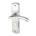 Heritage Brass by M Marcus Satin/Polished Chrome Keyhole Lock Door Handle - Centaur Range - 189 x 48mm Heritage Brass by M Marcus Satin/Polished Chrome Keyhole Lock Door Handle - Centaur Range - 189 x 48mm