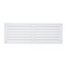 Louvre Vent - 271 x 95mm - 8800mm² Free Air Flow - White Plastic