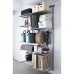 elfa Top Track System - Click In Ventilated Wire Shelf - 1212 x 494mm - Platinum