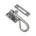 From The Anvil Shepherd's Crook Mortice Plate Casement Window Fastener - Reversible - Pewter From The Anvil Shepherd's Crook Mortice Plate Casement Window Fastener - Reversible - Pewter