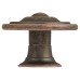Olde Forge Alcott Round Cabinet Knob - 35mm Diameter - Antique Copper Olde Forge Alcott Round Cabinet Knob - 35mm Diameter - Antique Copper