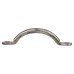 Olde Forge Bean Bow Cabinet Pull Handle - 88mm Centres - Pewter Effect