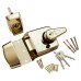 ERA BS3621:2007 Double Locking Nightlatch - 60mm Backset - Polished Brass Case/Cylinder